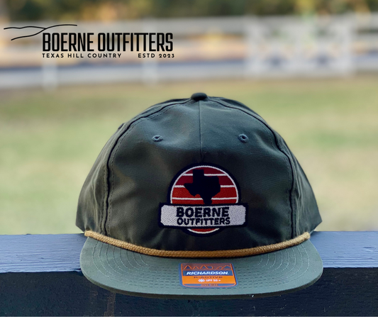 Boerne Outfitters Signature Hat in Hunter Green