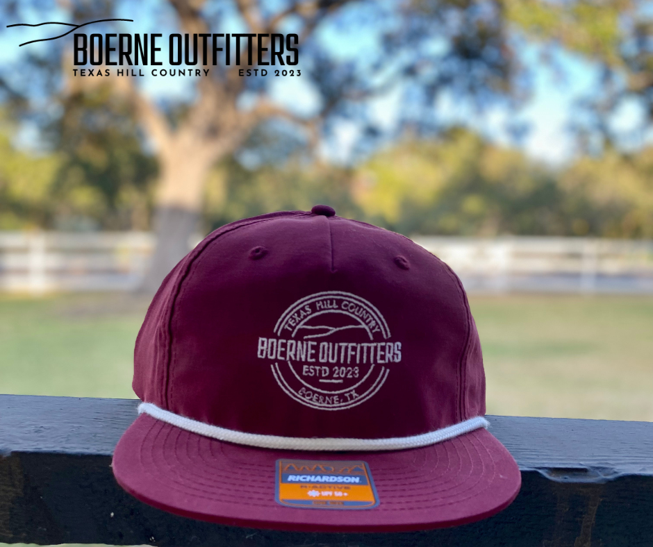 Boerne Outfitters Signature Hat in Maroon