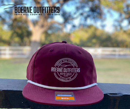 Boerne Outfitters Signature Hat in Maroon