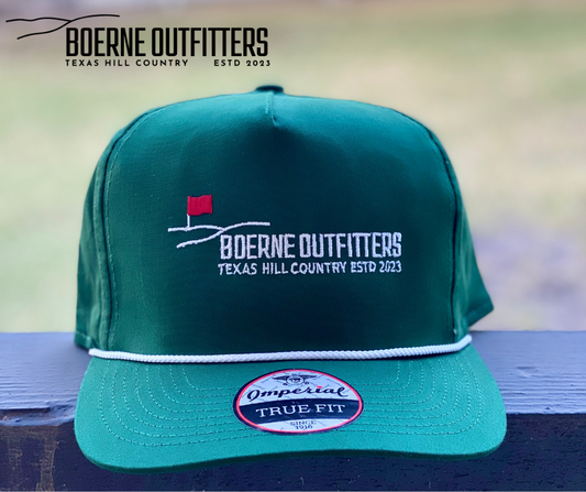 Boerne Outfitters Signature Hat in Masters Green