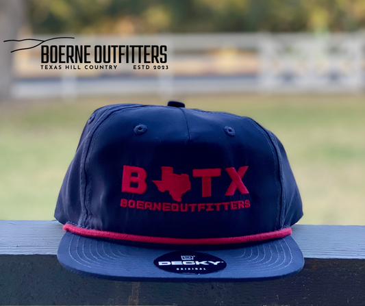 Boerne Outfitters Signature BTX Hat in Navy